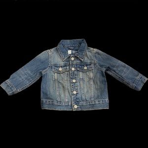 Gap Toddler Icon Denim Jacket with Washwell 12-18m
